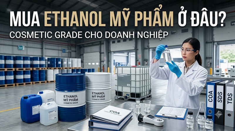Ethanol Mỹ Phẩm Cosmetic Grade – Tiêu Chuẩn, Ứng Dụng Và Cách Lựa Chọn